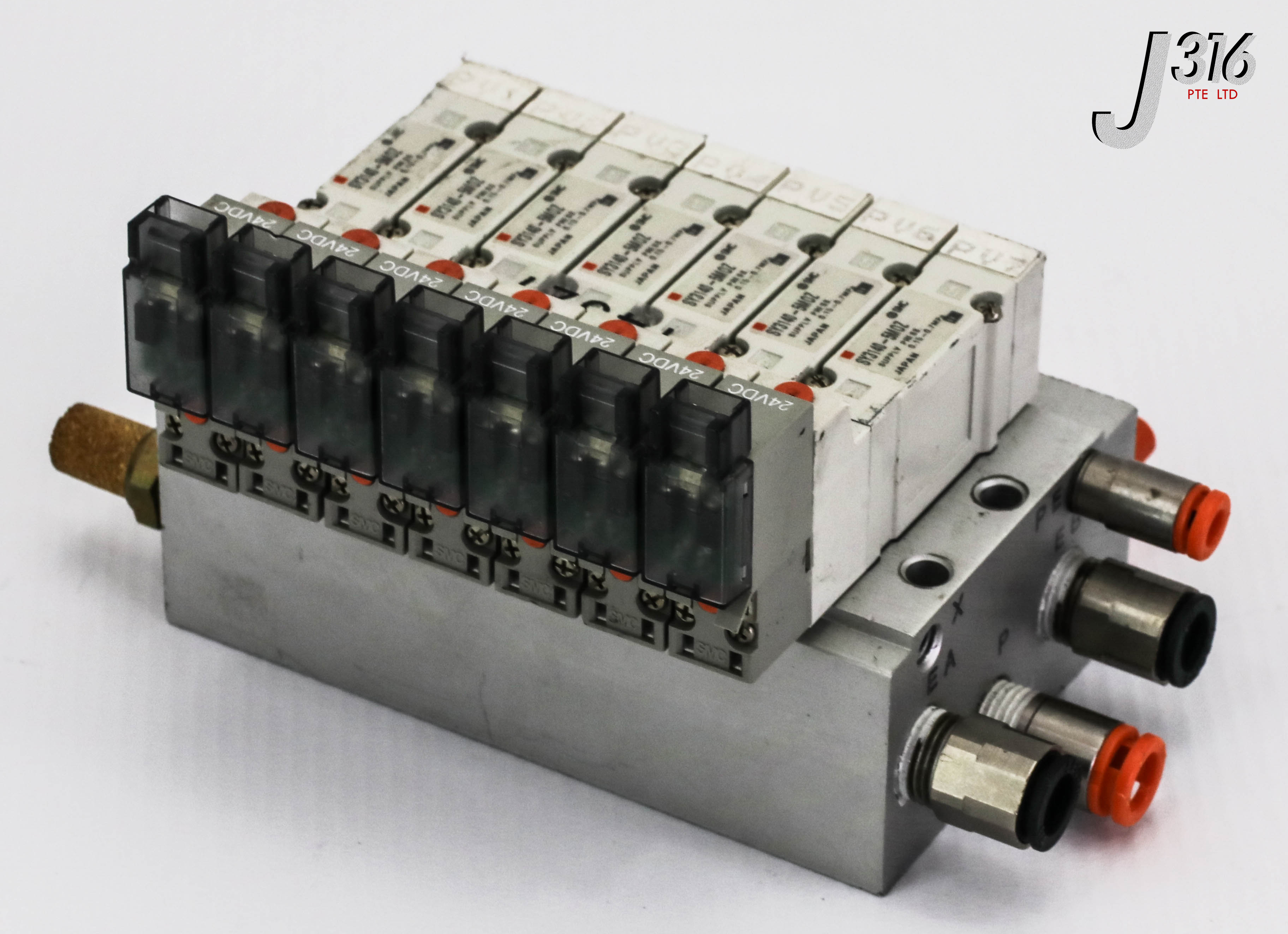 14527 SMC 7-SLOT SOLENOID MANIFOLD BLOCK SY3140-5MOZ | eBay